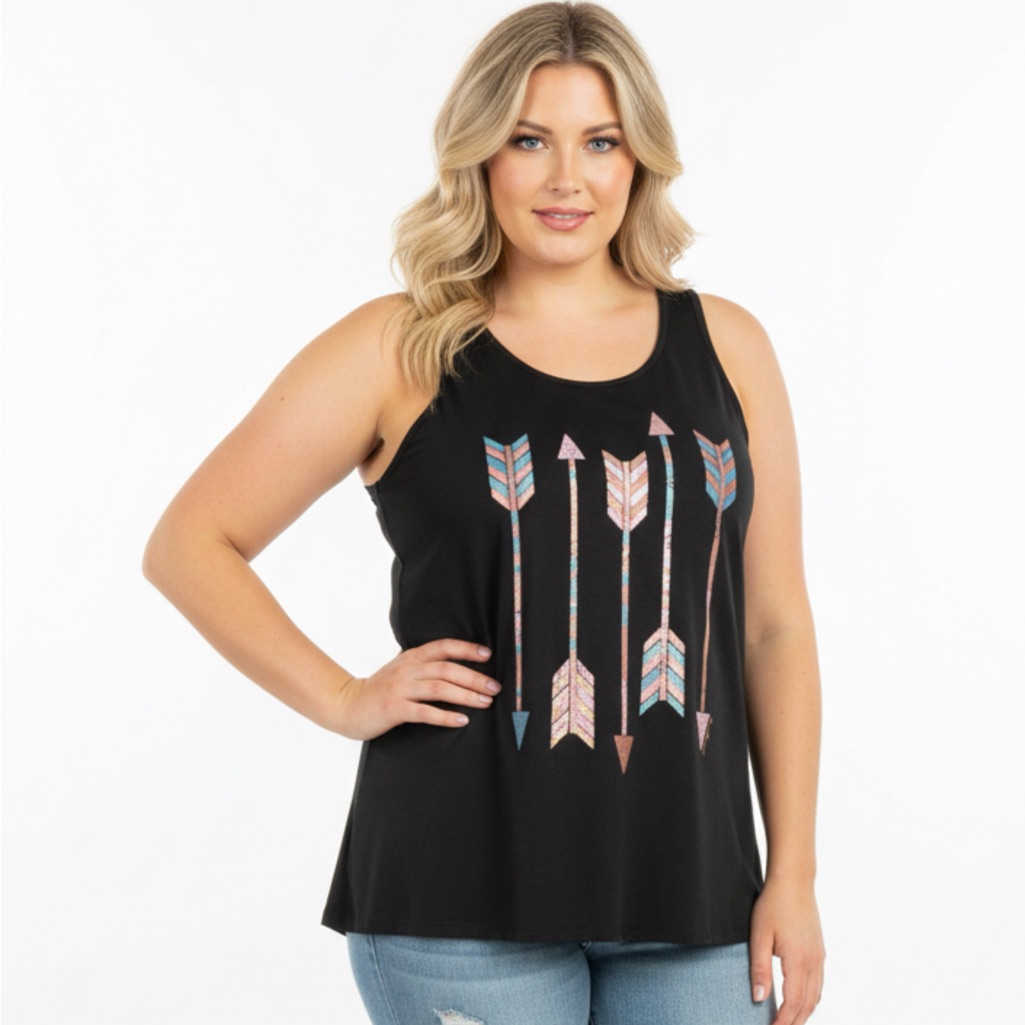 275 - Black Arrow Tank - Size Xl